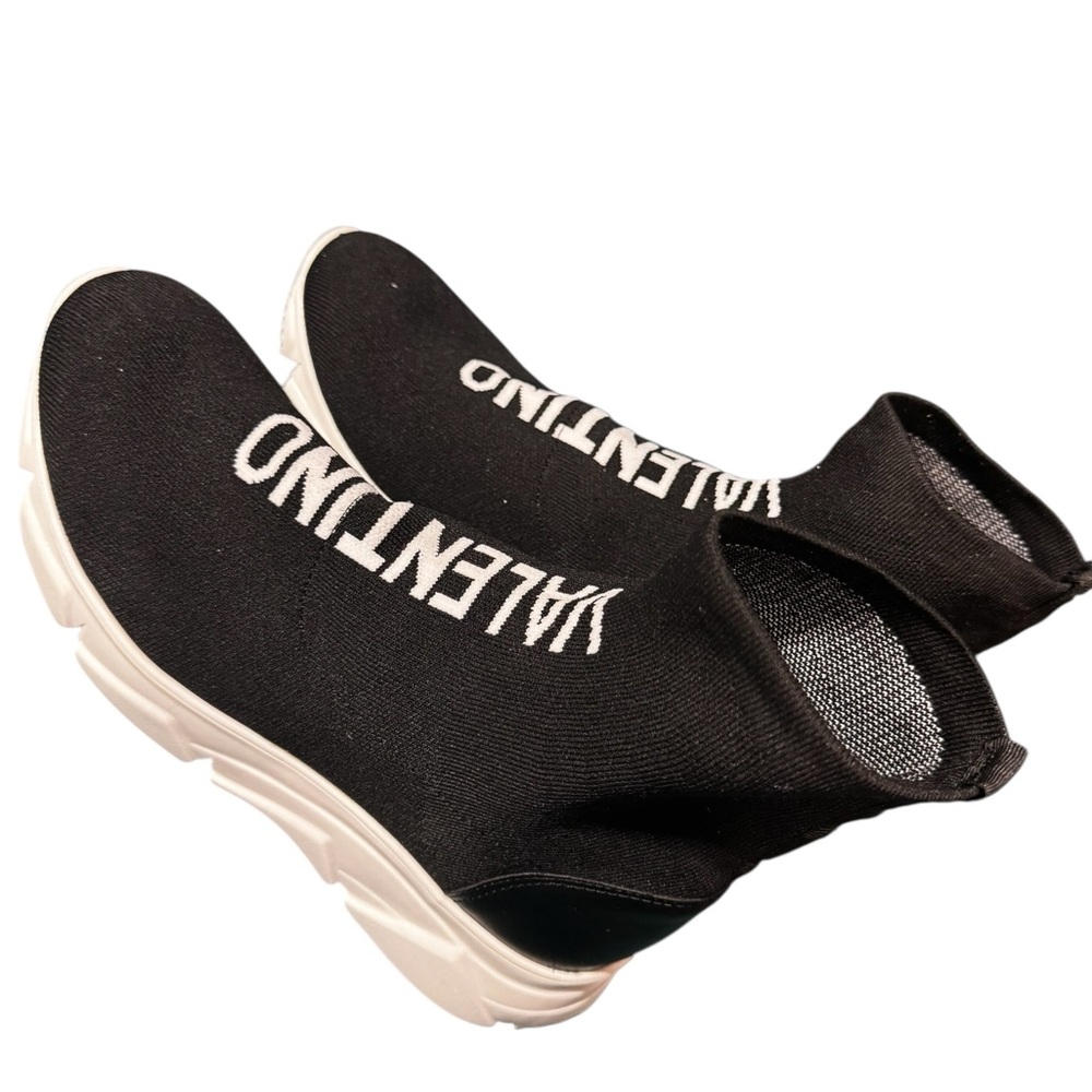 New! MEN’S VALENTINO BY MARIO VALENTINOMelissa Logo Sock Runners - Picture 4 of 7